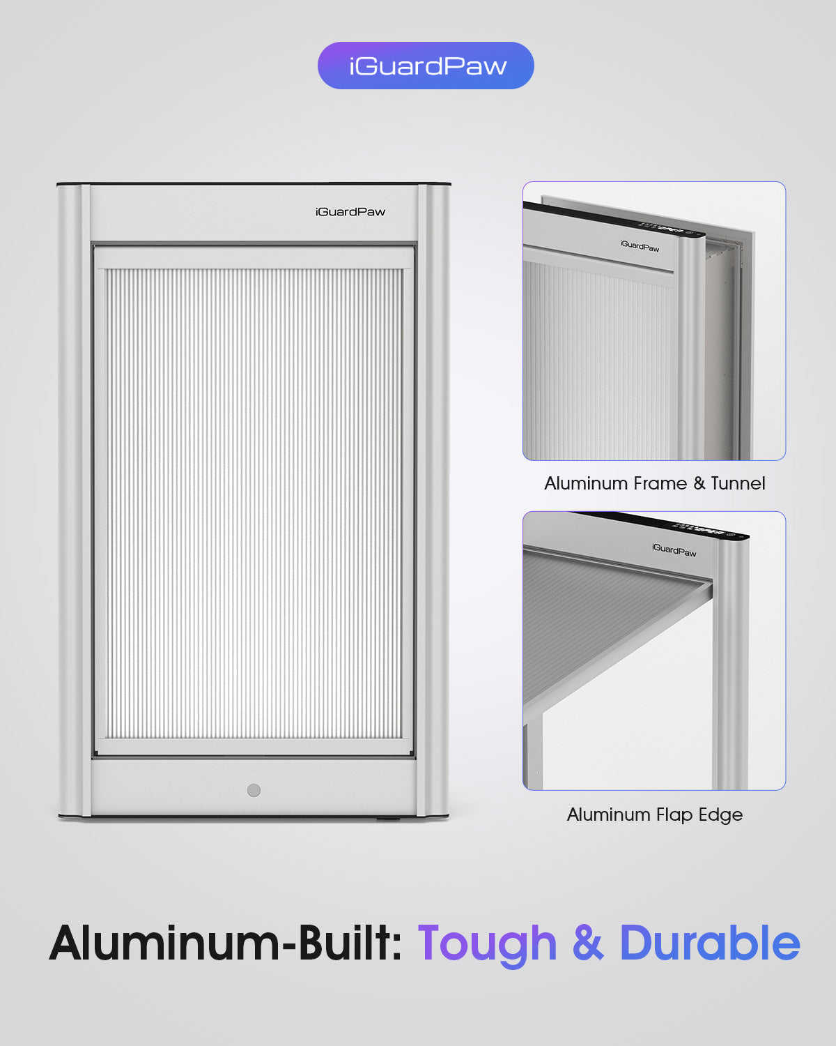 iGuardPaw Automatic Dog Door for Door