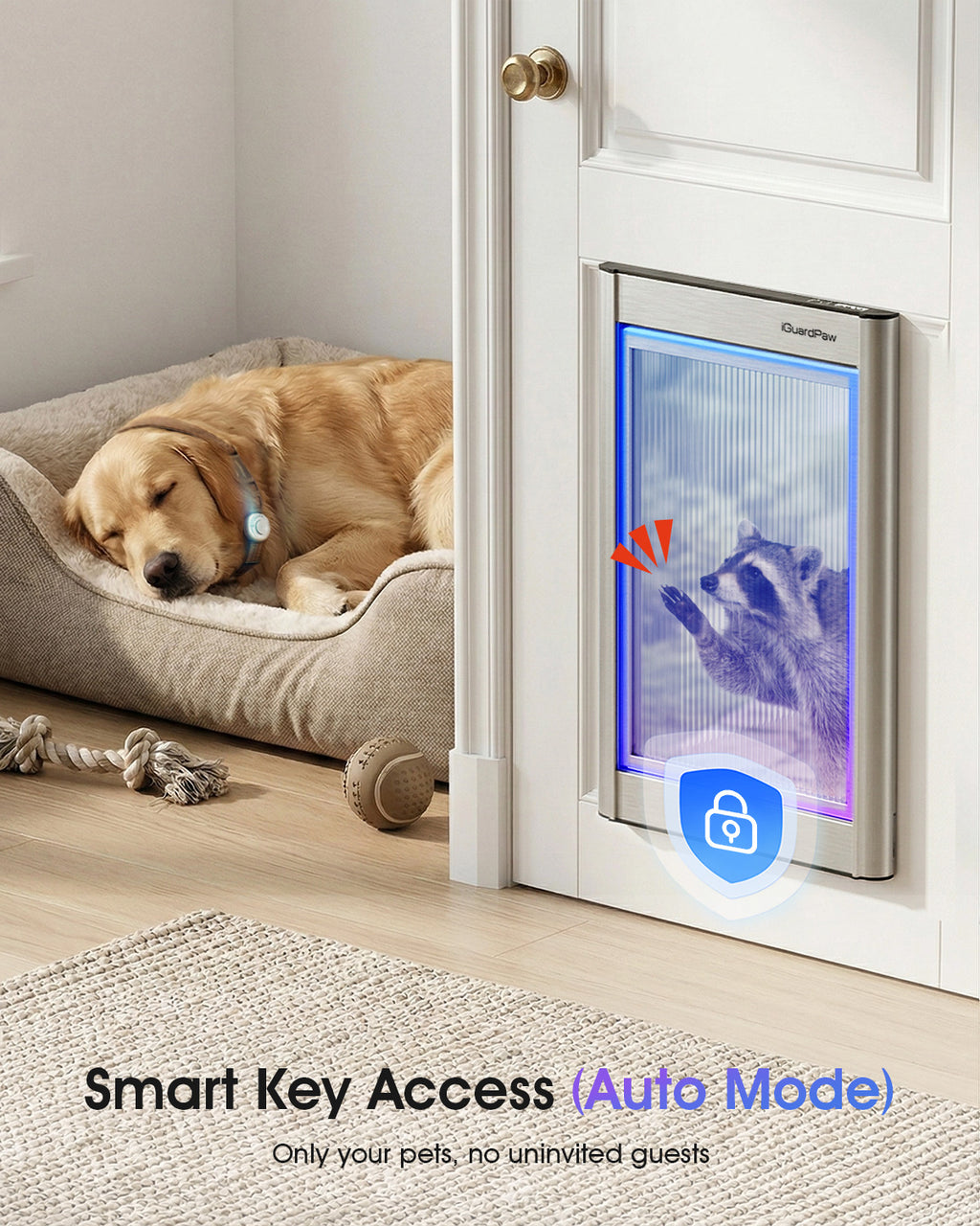 iGuardPaw Automatic Dog Door for Door